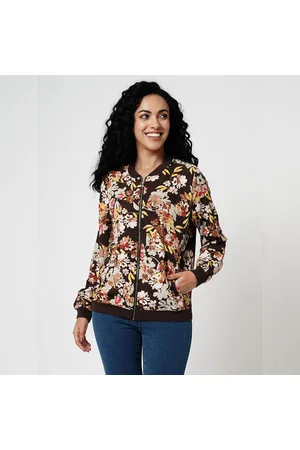 Floral Printed multi color Bomber Jacket