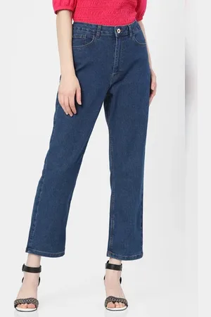 VERO MODA Women Blue Mid Rise Petra Bootcut Jeans
