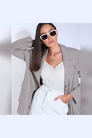 VERO MODA Women BEIGE SQUARE SUNGLASSES