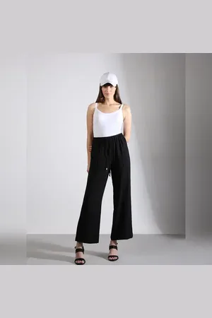 VERO MODA Women Black High Rise Pants